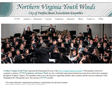 Tablet Screenshot of northernvirginiayouthwinds.org